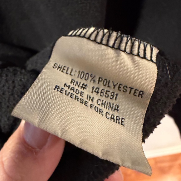 Drake Clothing Company Black Fleece Quarter Zip Pullover | - Picture 4 of 5